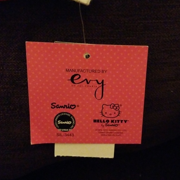 NWT Hello Kitty Long Sleeve Hearts & Sparkles Tee - Picture 2 of 5